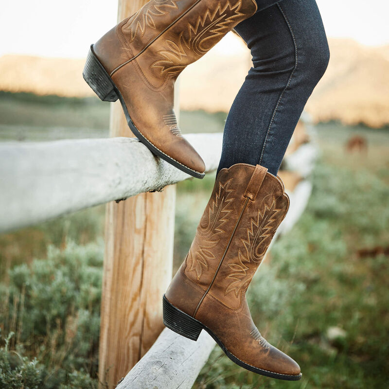 Ariat Ladies Heritage R Toe Western Boot