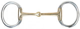 Shires Brass Alloy Flat Ring Jointed Eggbutt