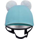 LeMieux Mini Double Pom Hat Silk in Lagoon