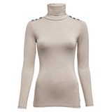 Holland Cooper Essential Roll Neck in Oatmeal