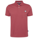 Barbour Mens Tothill Tailored Fit Polo Shirt in Red Spice