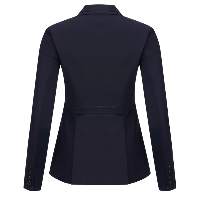 Reverse of the LeMieux Ladies Zoe Show Jacket in Navy