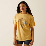 Ariat Ladies Darlin Rose T-shirt in Rattan