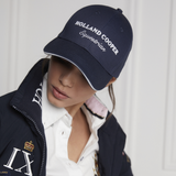 Lady wears the Holland Cooper HC Equestrian Cap in Ink Navy