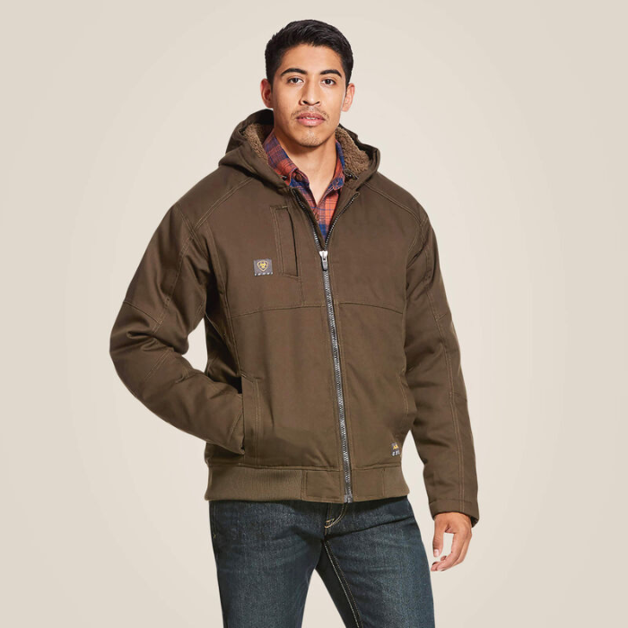 Ariat Mens Rebar DuraCanvas Jacket in Wren