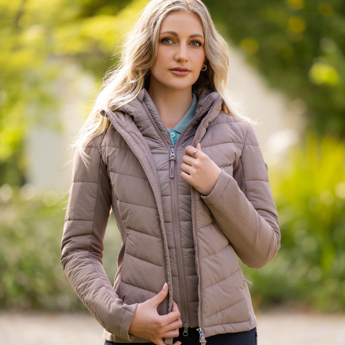 LeMieux Ladies Brioney Hybrid Jacket in Pecan | Eland Lodge