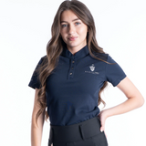 Blackfort Equestrian Tech Polo Shirt in Navy/Black