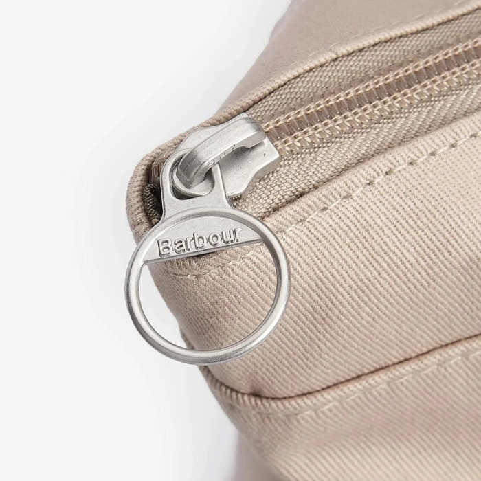 Barbour zip detailing on the Barbour Olivia Backpack 