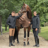 Horse wearing the Eskadron Heritage BETA 300g Turnout Rug in Almond