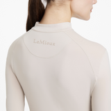 Reverse of the LeMieux Ladies Heyden Lightweight Base Layer in Stone