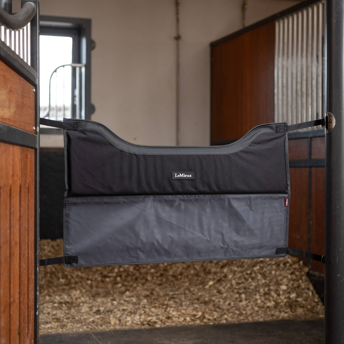 Pro Stable Guard Black fitted to a stable door frame