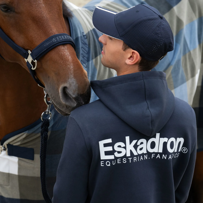 Eskadron Mens Classic Sports Zip-Hoodie in Navy