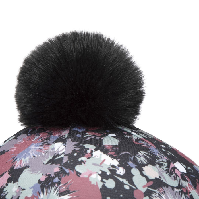 Pom pom on the Shires Aubrion React Hat Cover in Abstract