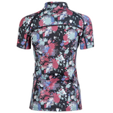 Shires Aubrion Young Rider React Short Sleeve Base Layer in Abstract | Eland Lodge