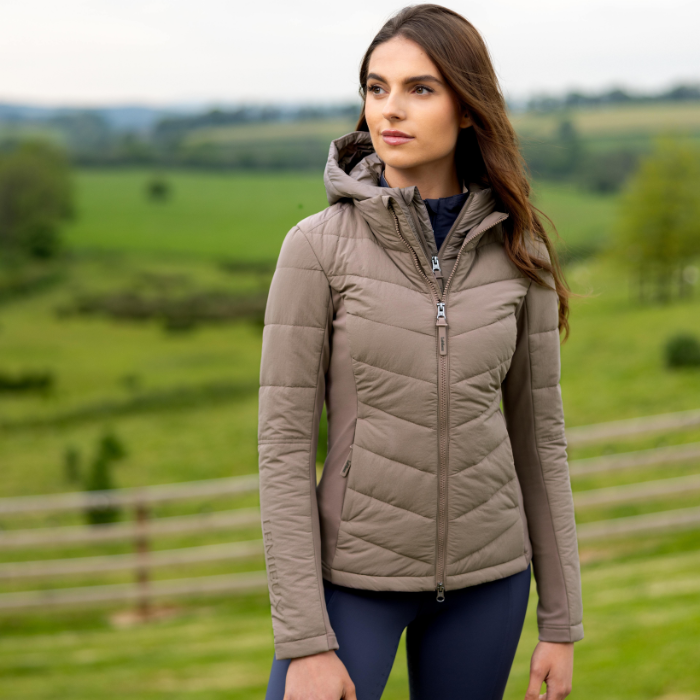 LeMieux Ladies Brioney Hybrid Jacket in Pecan | Eland Lodge