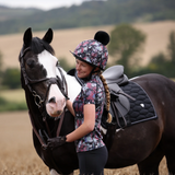 Shires Aubrion Young Rider React Short Sleeve Base Layer in Abstract | Eland Lodge