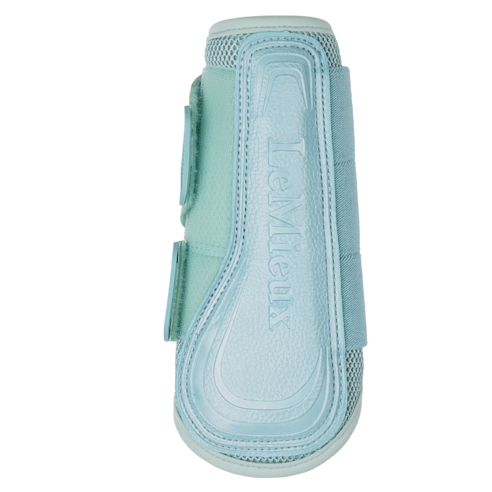 LeMieux Arika Mesh Brushing Boots in Aqua