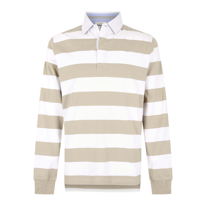 Dubarry Mens Goresbridge Rugby Top in Sand Multi