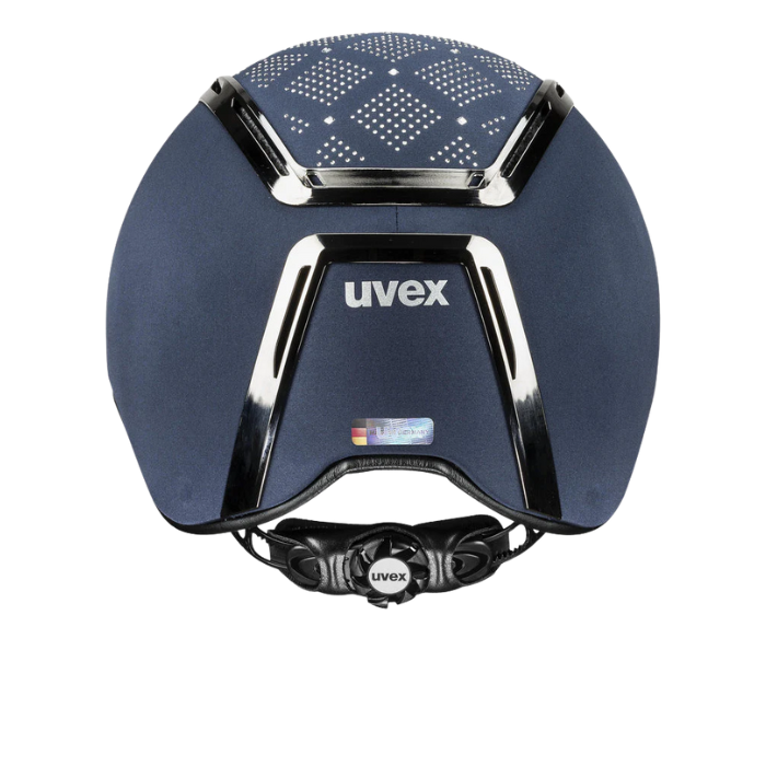 Rear of the Uvex Exxeed Jewel Riding Hat