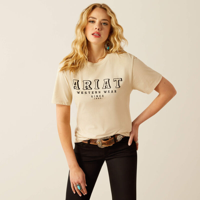 Ariat Western Wear T-Shirt in Natural