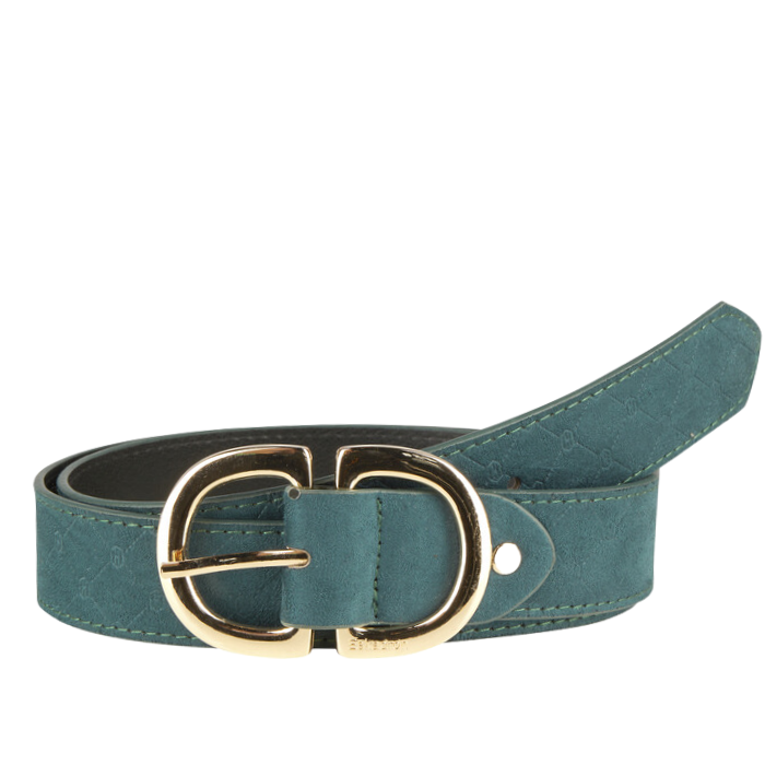 Eskadron Heritage Faux Leather Belt in Vintage Green