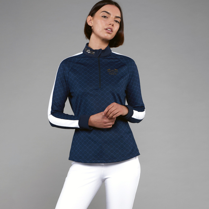 Toggi Ladies Montagu Base Layer in Midnight Navy Print