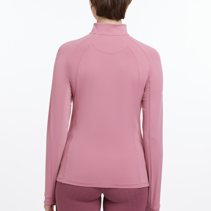 Reverse of the LeMieux Ladies Halle Lightweight Base Layer in Peoney