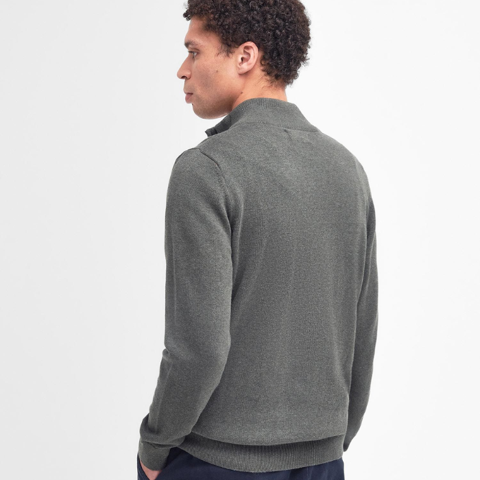 Barbour Mens Cotton Half-Zip Knitted Jumper