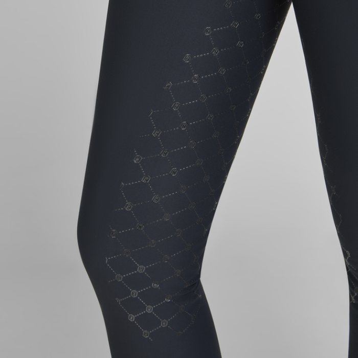 The knee of the Eskadron Heritage Cosy Riding Tights showing the grip material