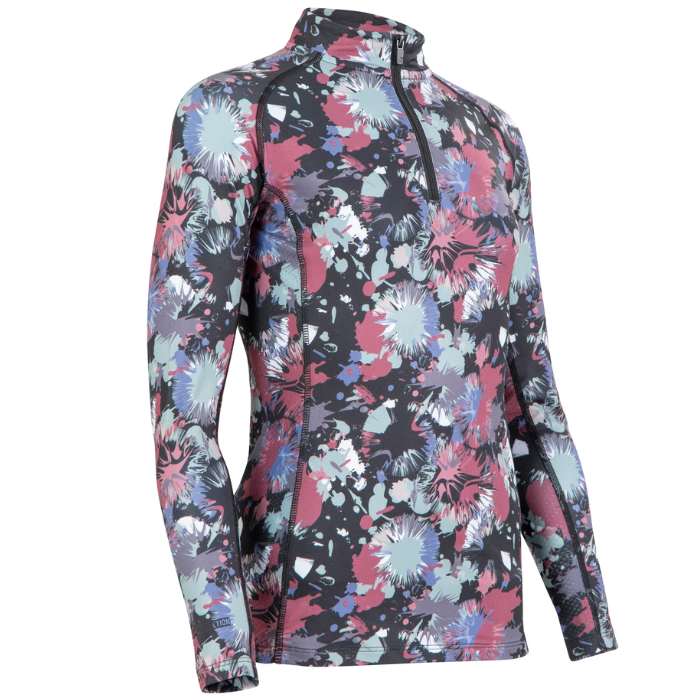 Aubrion React Young Rider Long Sleeve Base Layer in Abstract | Eland Lodge