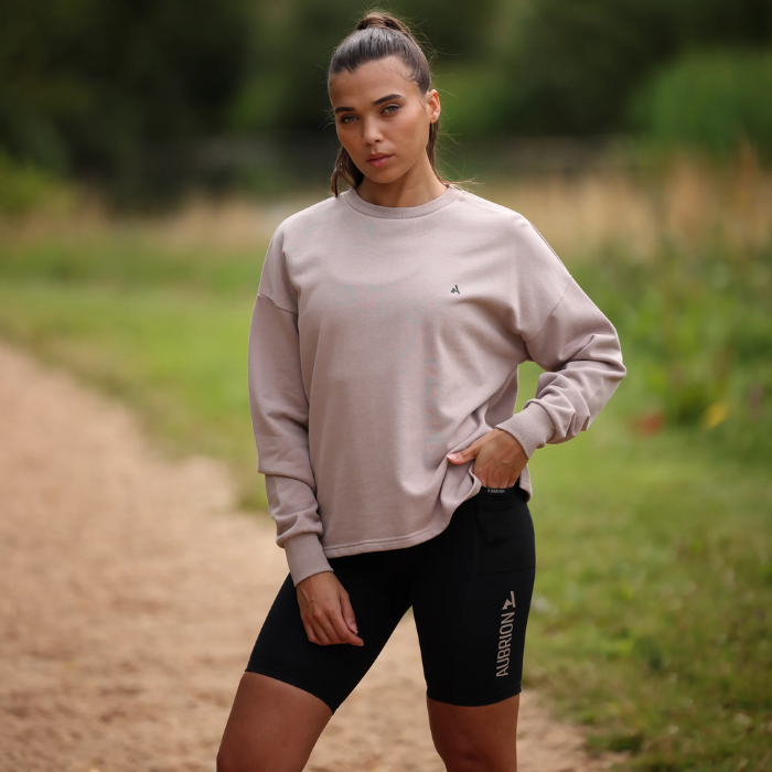 Shires Aubrion React Sweatshirt in Sand