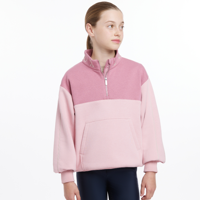 LeMieux Young Riders Kate Quarter Zip in Blossom