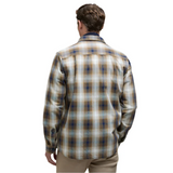 Barbour Mens Sandside Checked Overshirt in Navy