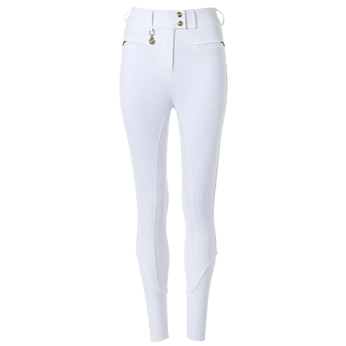 Holland Cooper Ladies Competition Breeches in Optic White | Eland Lodge