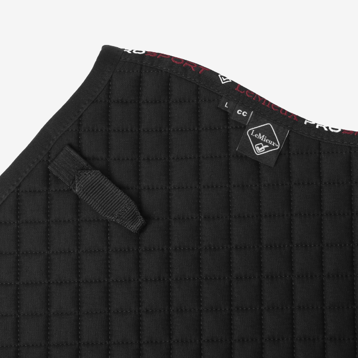 Details of Lemieux Cotton Close Contact Square - Black | Eland Lodge