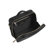 Inside the unzipped Fairfax & Favor Ladies Buckingham Cross Body Bag in black