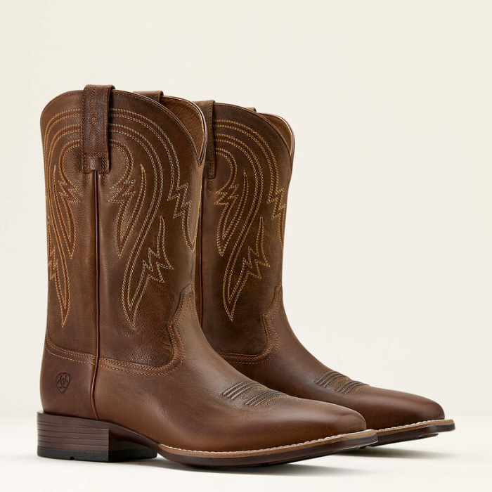 Ariat Mens Plano Cowboy Boot in Woody Tan