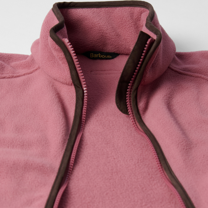 Inner fleece detailing on the Ladies Country Colton Fleece Gilet in Deep Pruce