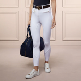 Holland Cooper Ladies Hickstead Breeches in White | Eland Lodge