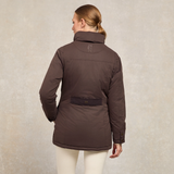 Reverse of the Holland Cooper Stamford Country Coat in Chocolate