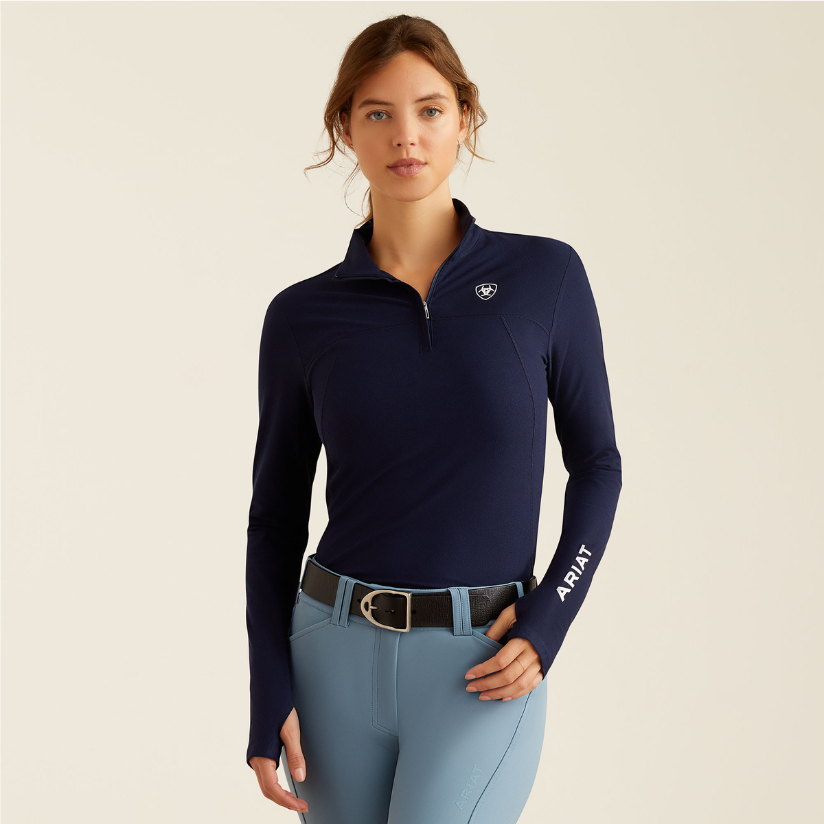 Ariat Ladies Lowell 3.0 1/4 Zip Long Sleeve Baselayer