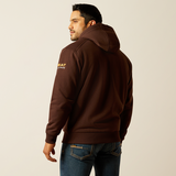 Ariat Mens Rebar All-Weather Sherpa-Lined Full Zip Hoodie