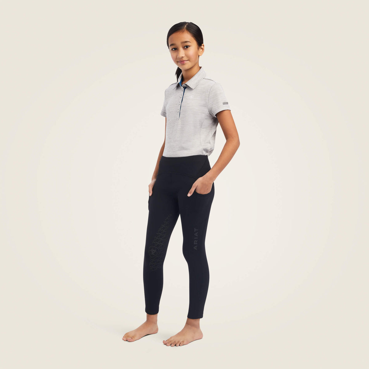 Ariat Youth Venture Thermal Half Grip Tights