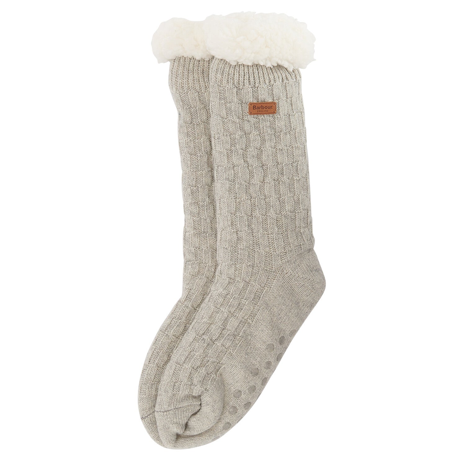 Barbour Ladies Cable Knit Lounge Socks