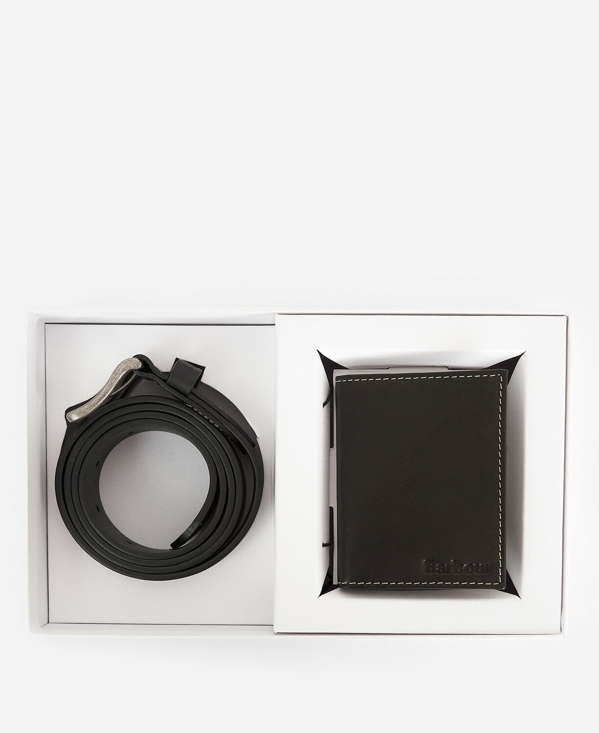 Barbour Leather Belt & Billfold Gift Set