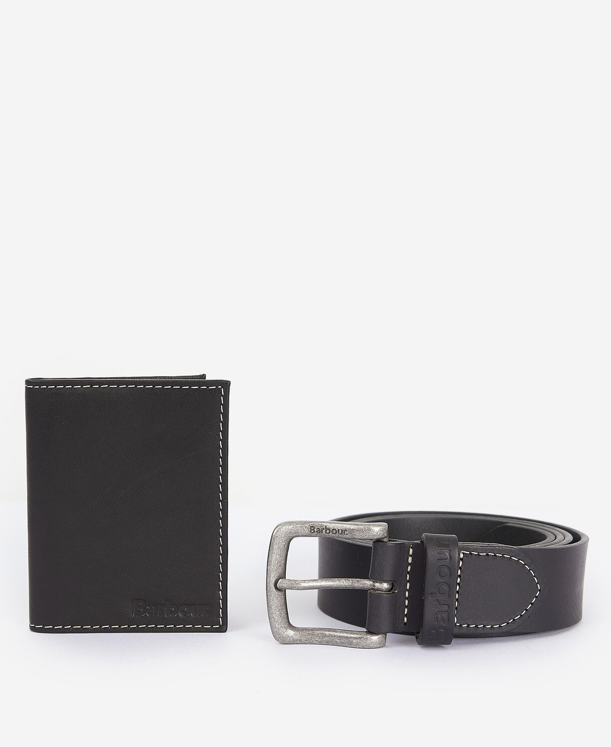 Barbour Leather Belt & Billfold Gift Set