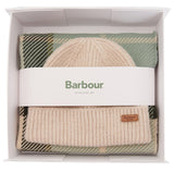 Barbour Pendle Beanie & Blair Scarf Gift Set