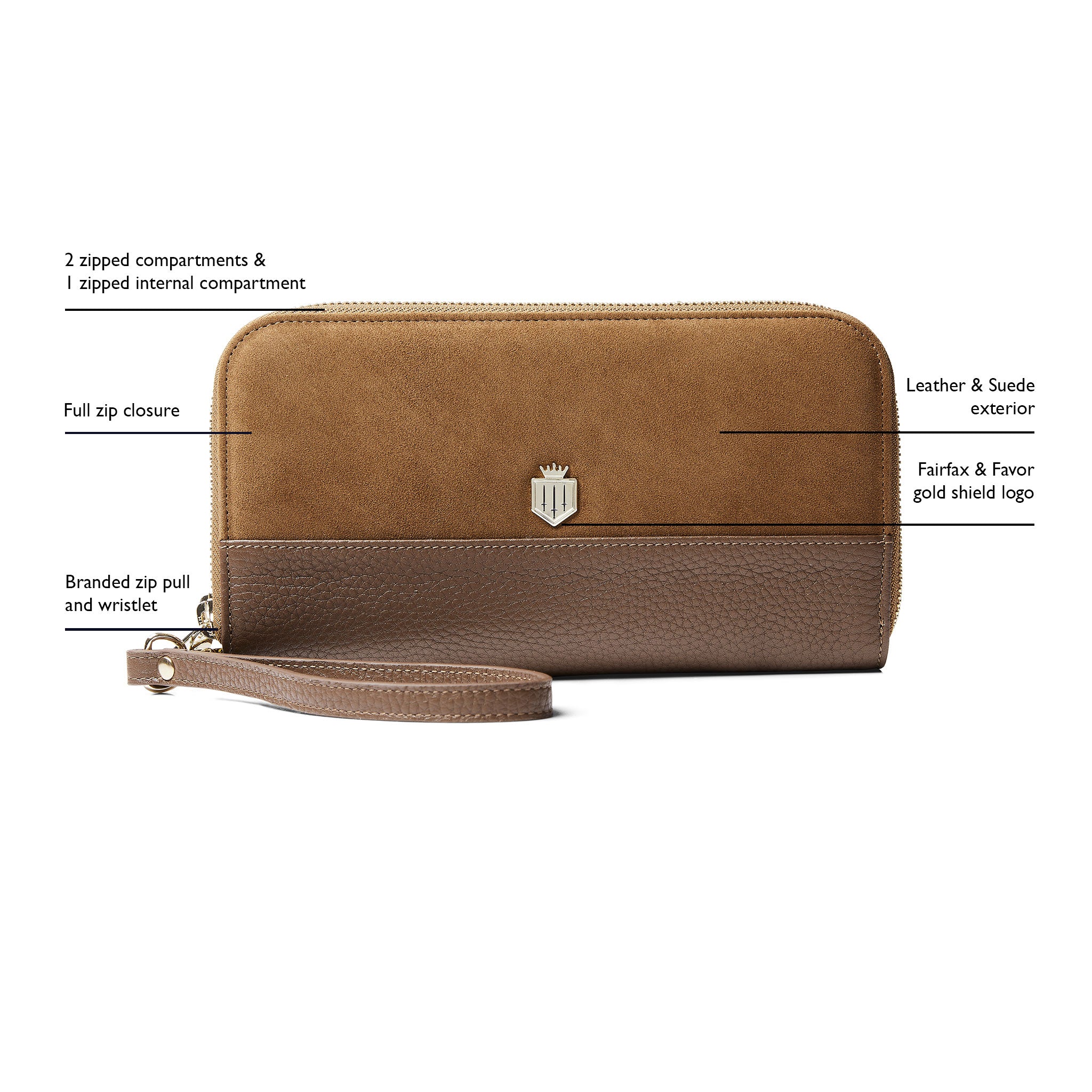 Fairfax & Favor Ladies Salisbury Travel Wallet