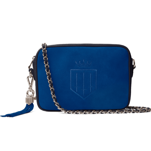 Fairfax & Favor Stockist Exclusive Porto Blue Finsbury Cross Body Bag