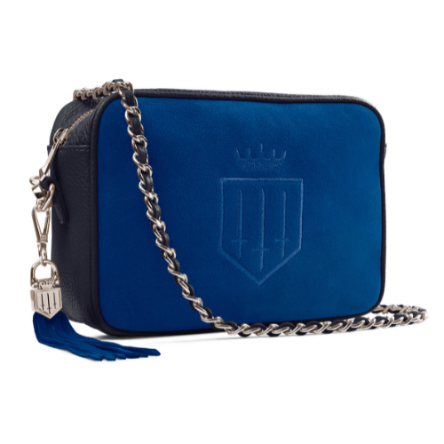 Fairfax & Favor Stockist Exclusive Porto Blue Finsbury Cross Body Bag